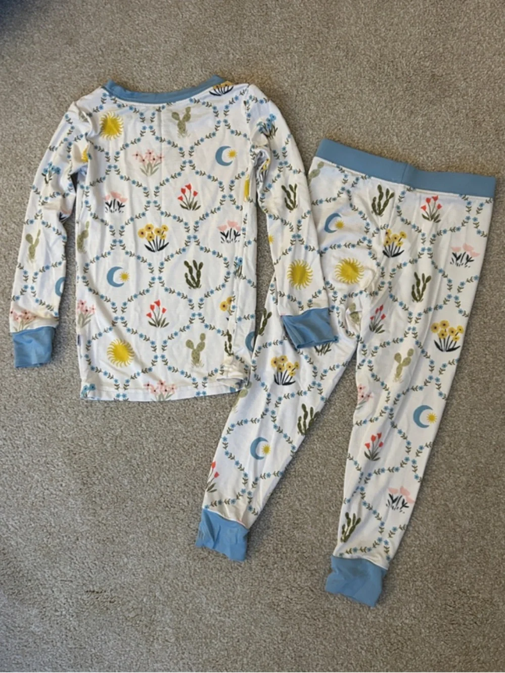 Little Sleepies Desert Meadow two piece pajama set - new without tags - Picture 3 of 4
